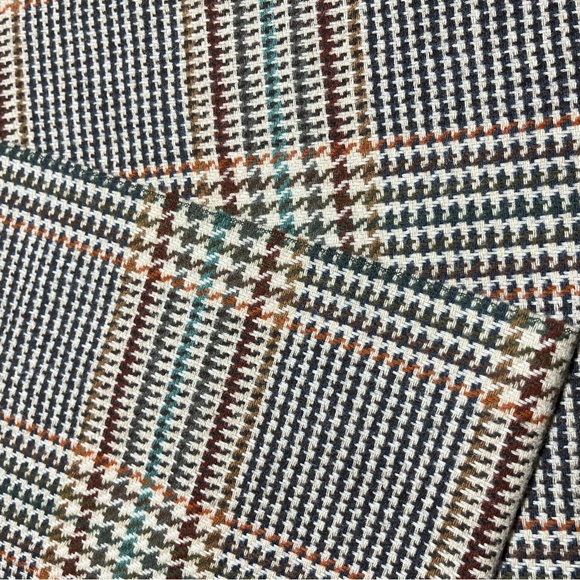 Men’s Glen Plaid Woven Fringed Scarf - Picture 2 of 12